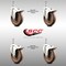 Service Caster 5 Inch 316SS High Temp Glass Filled Nylon 12mm Stem Caster Set Lock Brake SCC-SS316TSTTL20S514-GFNSHT-M1215-4 - alternate 4